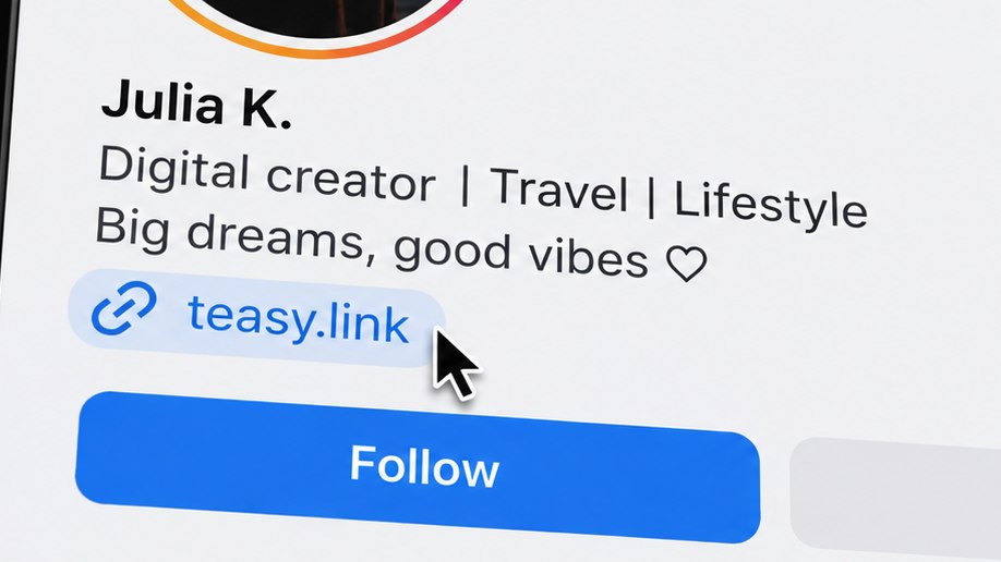 Teasy Link - Interactive Bio-Links