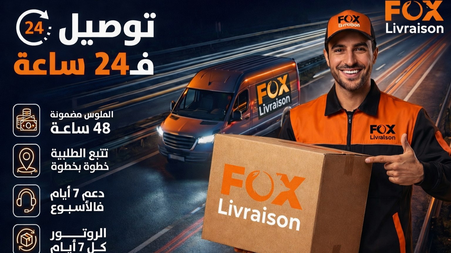 Fox Livraison | توصيل داخل المغرب