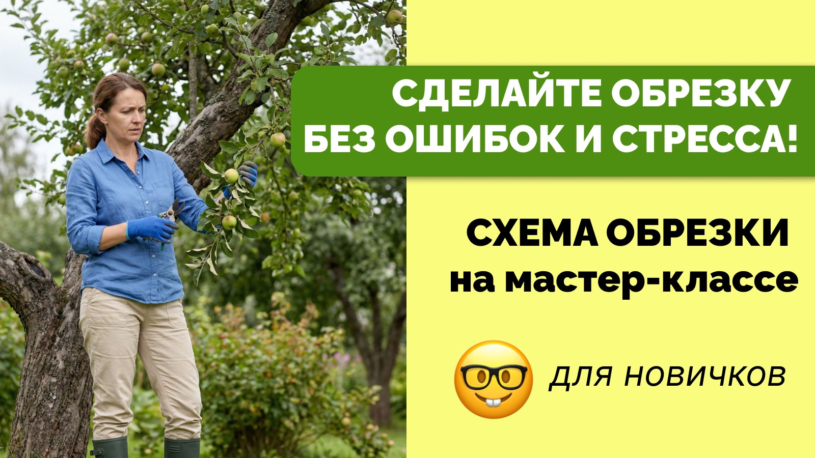 Мастер-класс по обрезке деревьев