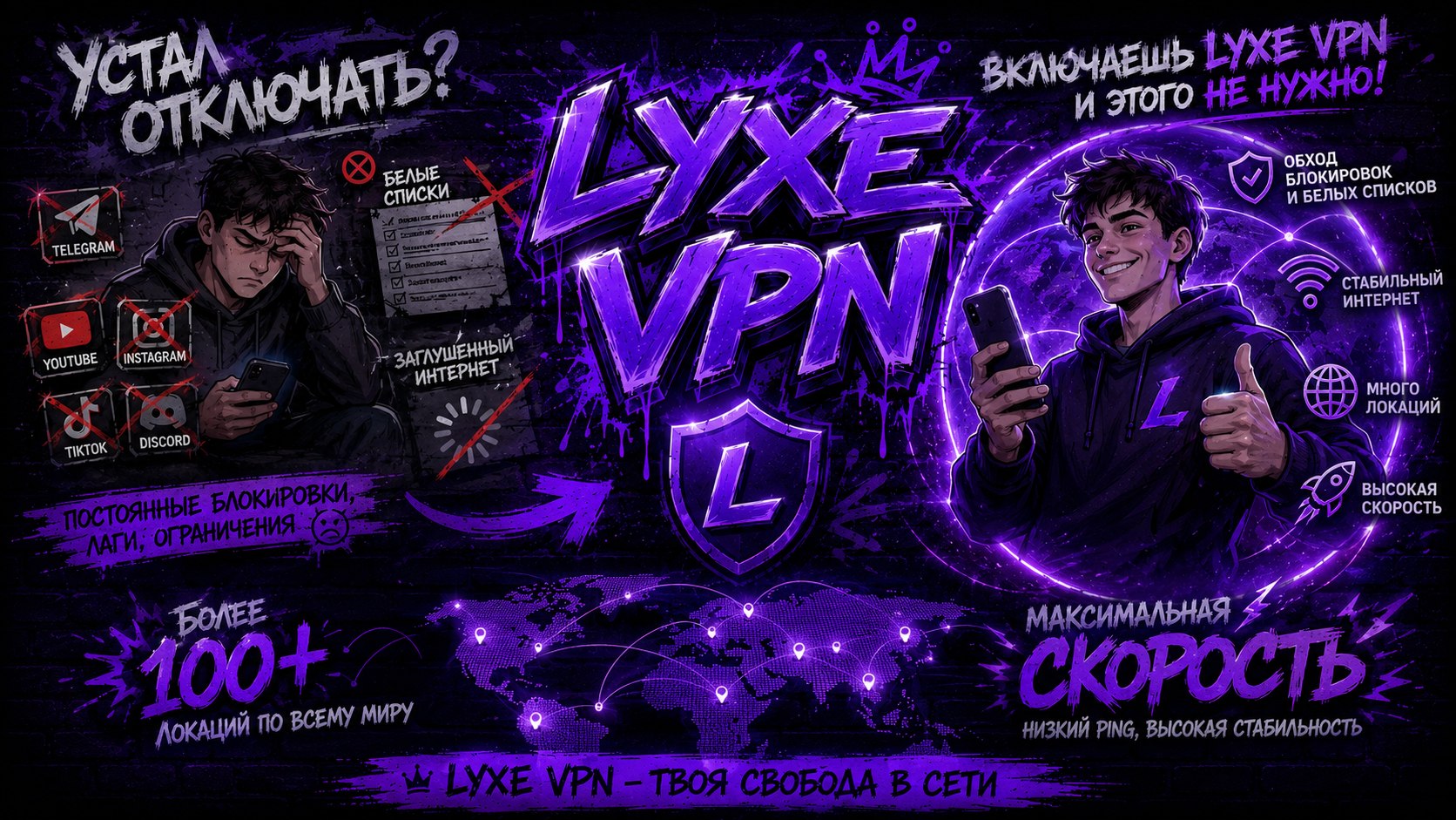 Lyxe VPN | Обход Белых Списков