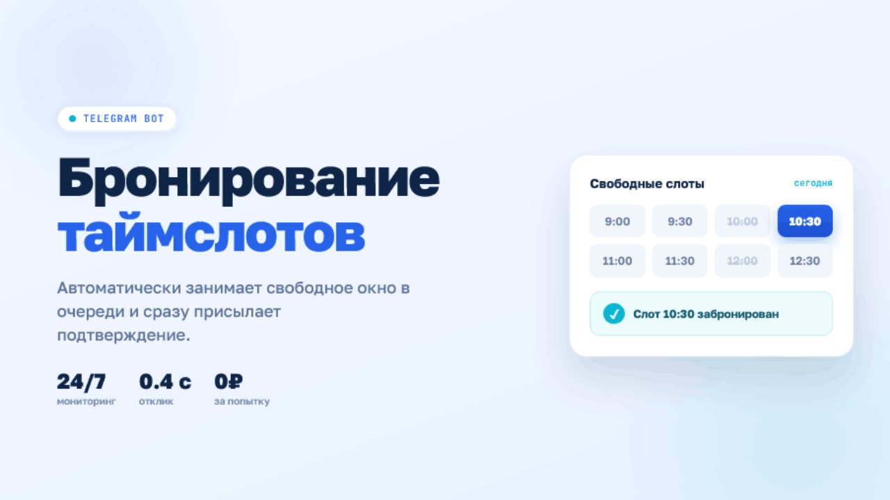 Планировщик слотов