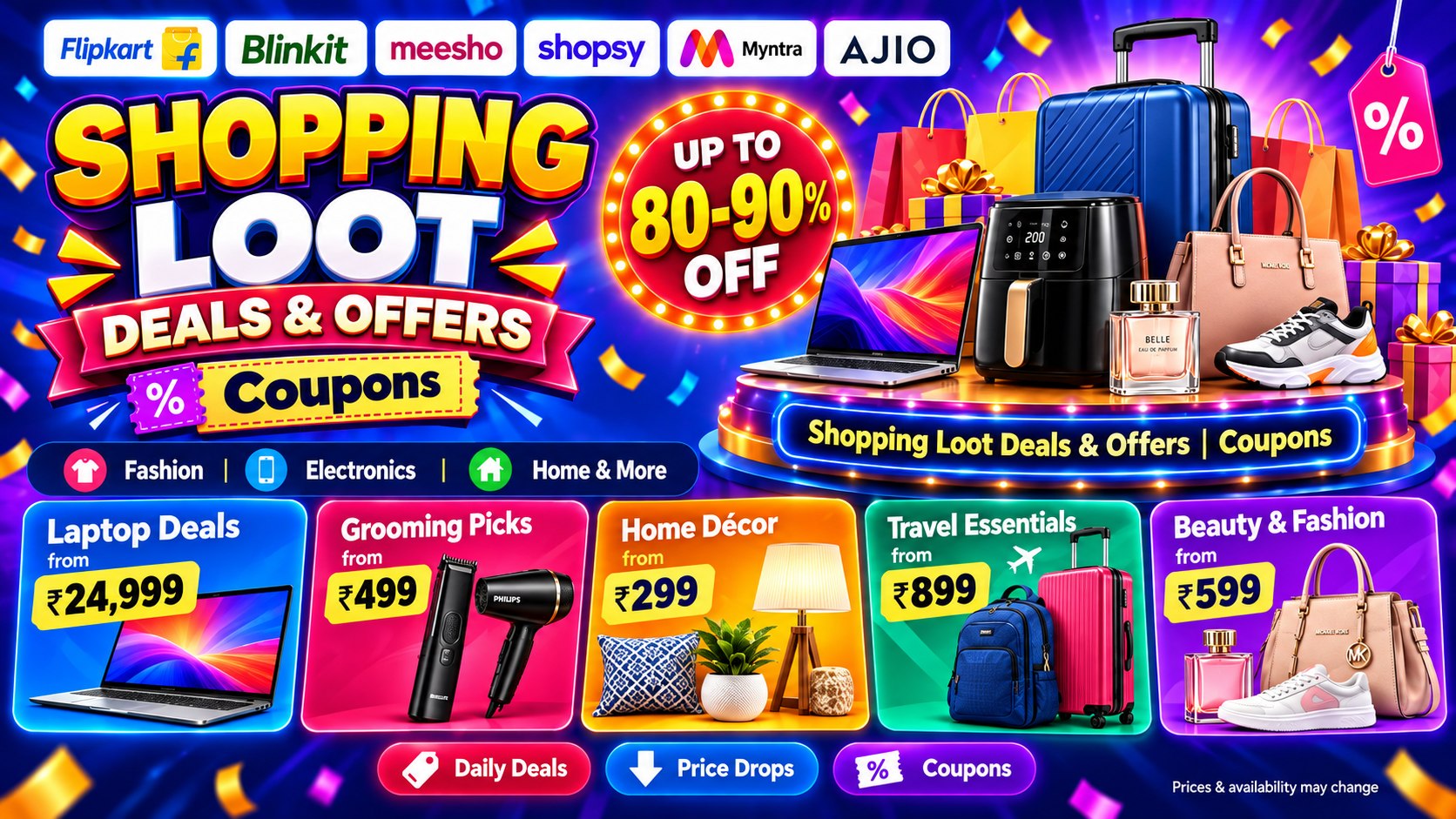 Shopping Loot Deals & Offers | Coupons