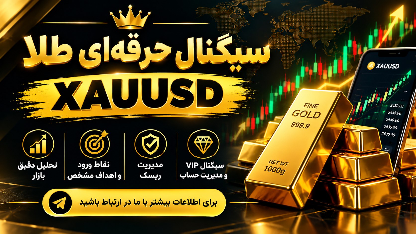 سیگنال های طلا و ارکس | Kamran Gold & Forex