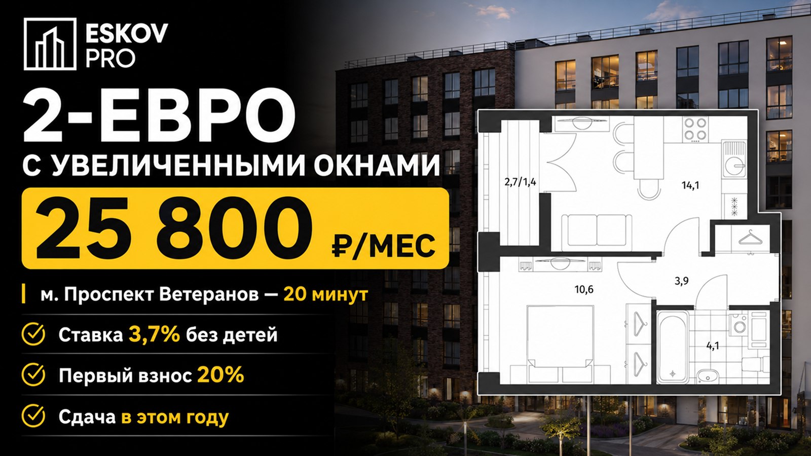 Новостройки в СПб | Еськов Николай