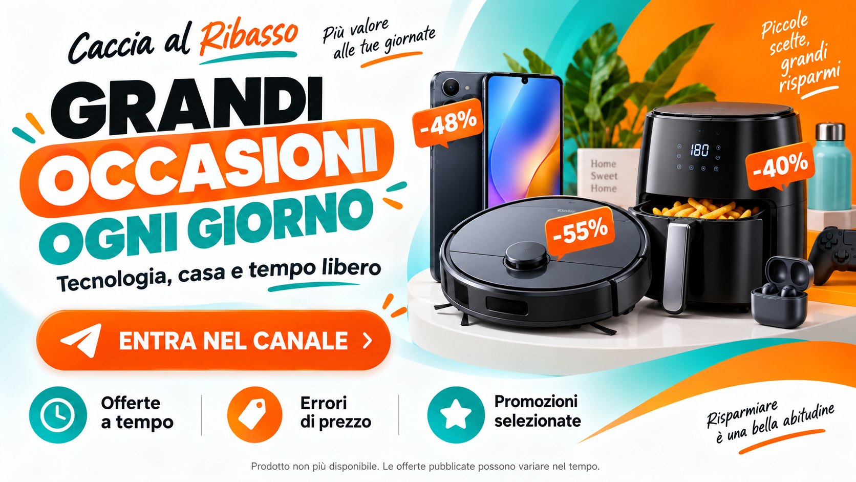 🔥 Caccia al Ribasso 🔥 - Offerte, Codici Sconto ed Errori Prezzo
