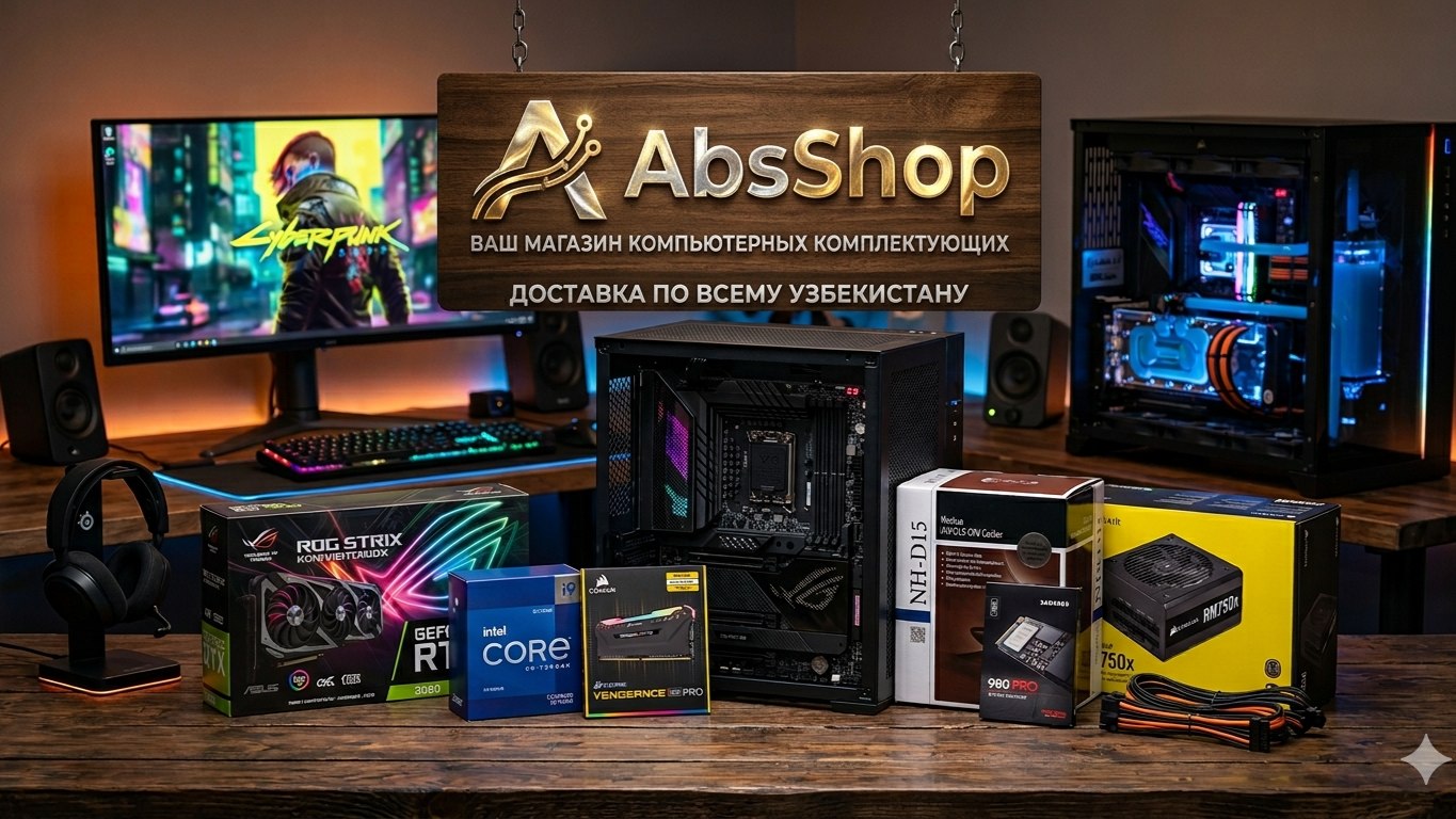 AbsShop - Комплектующие для компьютера из США. Ташкент, Узбекистан.