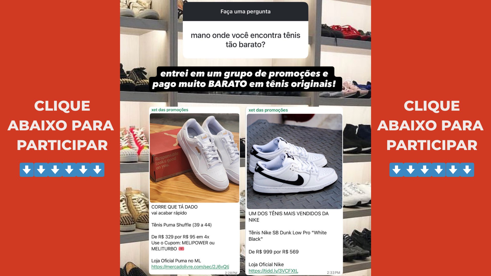 Tênis Ofertas