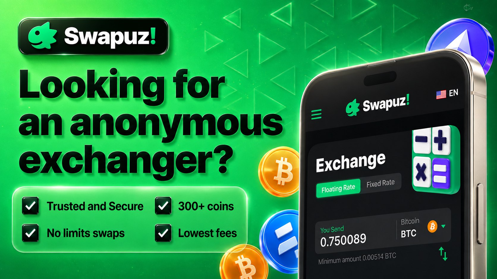 Swapuz - Crypto Exchanger
