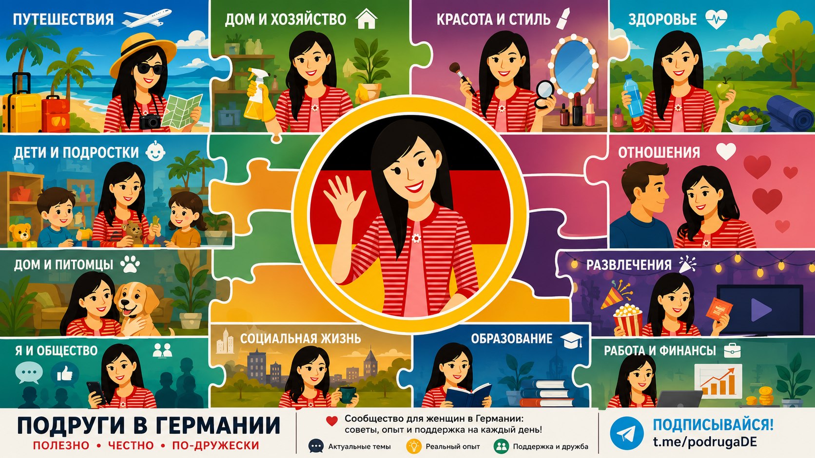 Подруги в Германии
