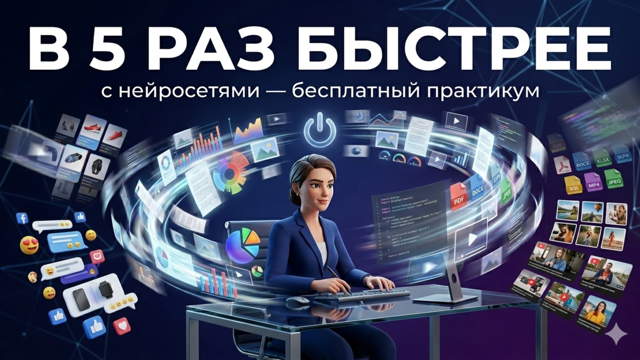 🤖 Бесплатный онлайн-курс по нейросетям